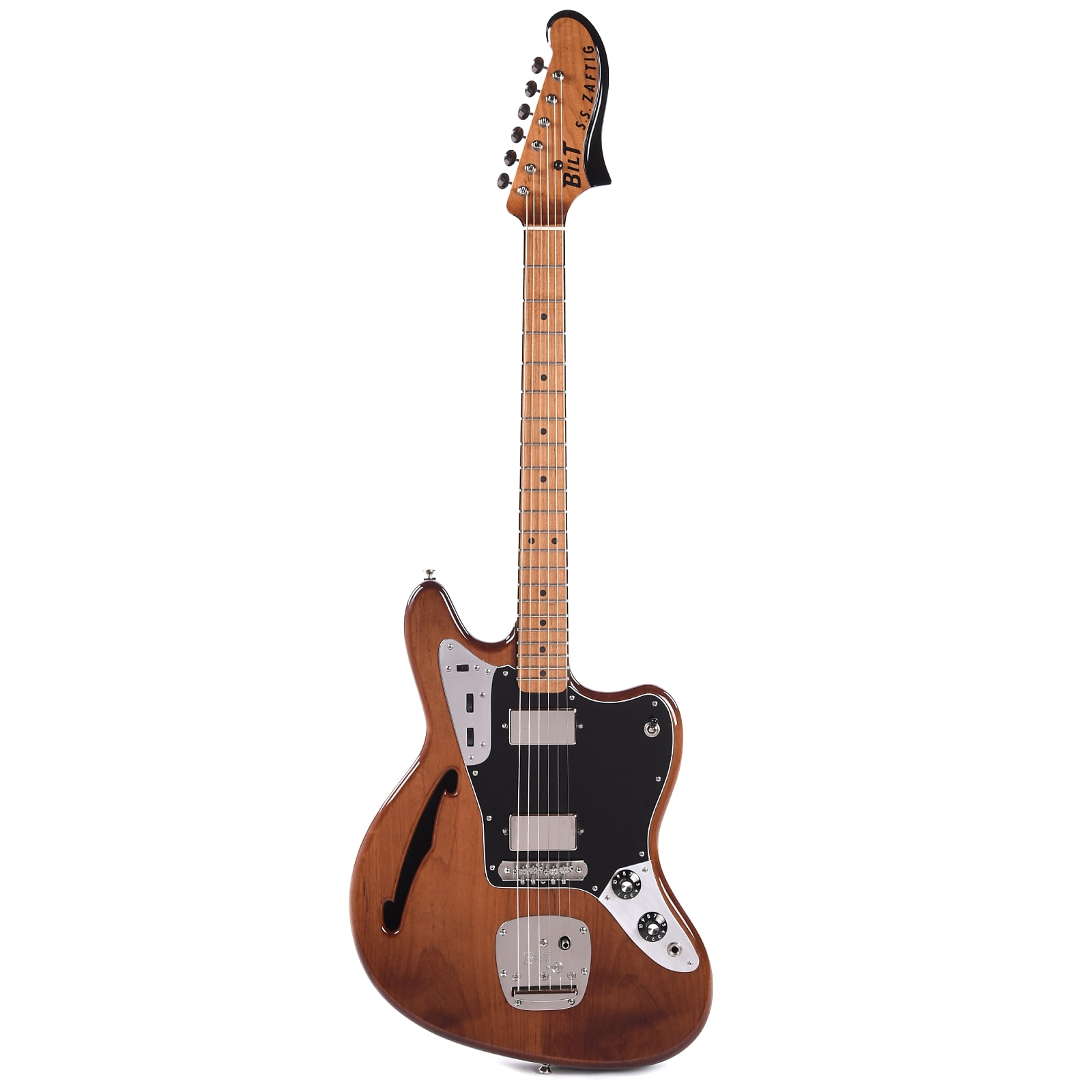 BilT S.S. Zaftig Dark Roasted Alder Body Natural Gloss w/Mastery & Fralin Humbuckers