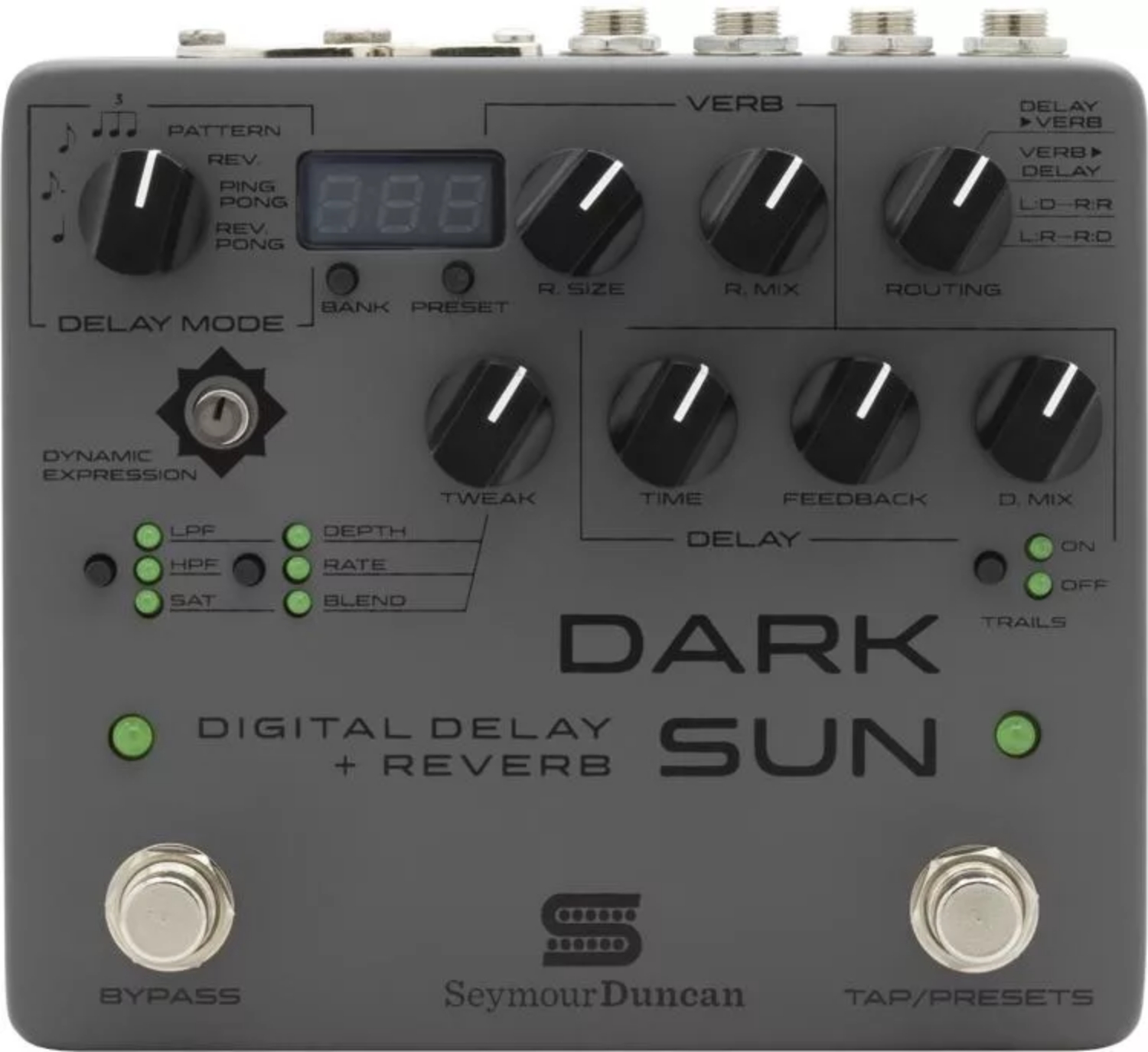 Seymour Duncan Dark Sun Digital Delay + Reverb Pedal