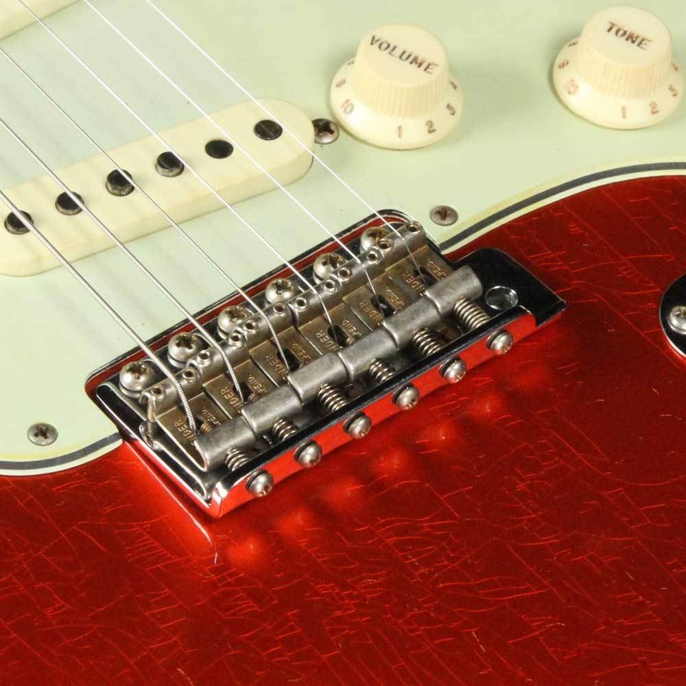 Fender Custom Shop 62 Stratocaster Heavy Relic - Candy Tangerine Over 3-Tone Sunburst