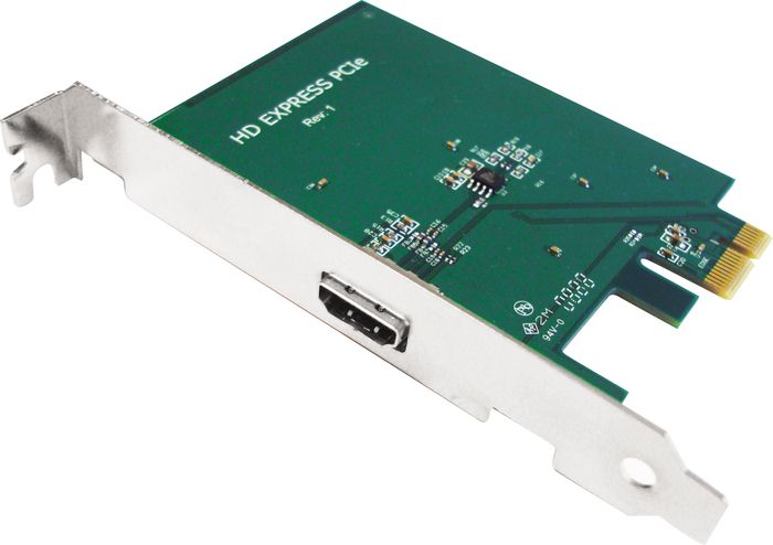 MOTU HDX-SDI video interface with PCI-e card