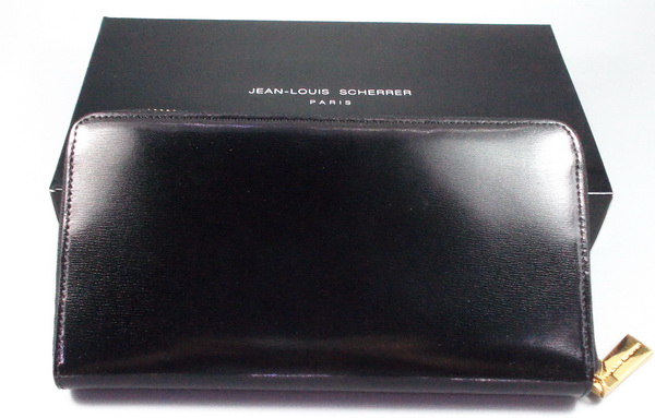 กระเป๋าสตางค์ JEAN-LOUIS SCHERRER ดำ-ครีม ใหม่ แท้