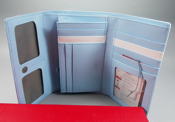 กระเป๋าสตางค์ bsc ฟ้า ใหม่ แท้