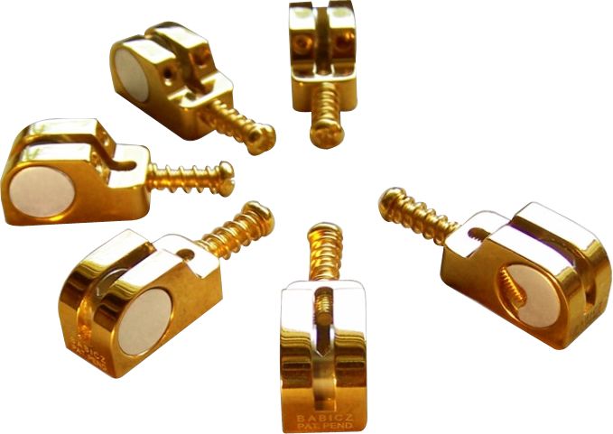 Full Contact Hardware Stratocaster Saddle Kit