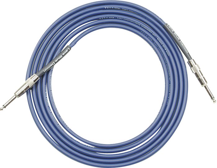 Lava Blue Demon Instrument Cable Straight to Straight