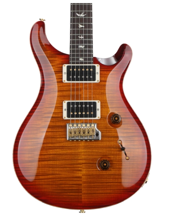 PRS Custom 24 10-Top Electric Guitar with Pattern Thin Neck