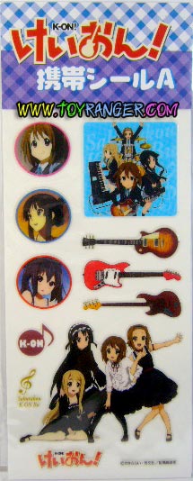 สติ๊กเกอร์นูนติดมือถือ K-on!! A (แท้)
