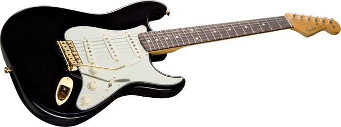 Fender John Mayer Special Edition Black1 Stratocaster Electric Guitar (Black)