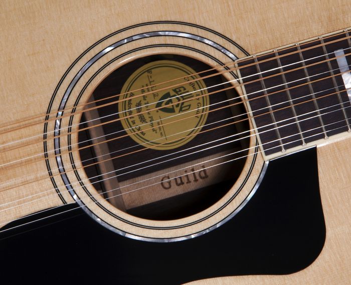 Guild GAD Series F-1512 12-String Jumbo Acoustic Guitar Natural