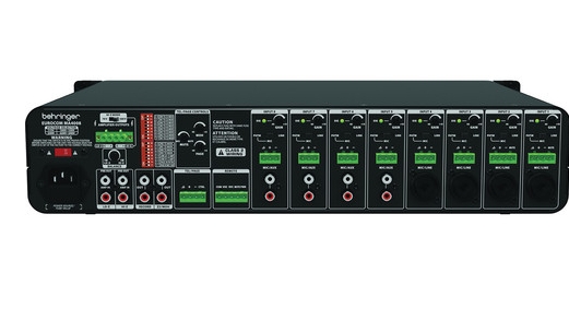 Behringer Eurocom MA4008 Installed Sound Multi-Function Mixing-Amplifier
