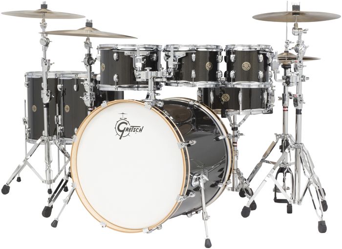 Gretsch Drums Catalina Maple 6-Piece Shell Pack with Free 8" Tom Aqua Sparkle