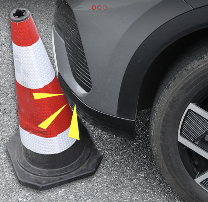 แผ่นแต่งกันชนหน้า แต่งคิ้วหน้า สำหรับรถยนต์ไฟฟ้า BYD Atto 3 บีวายดี อัตโต 3