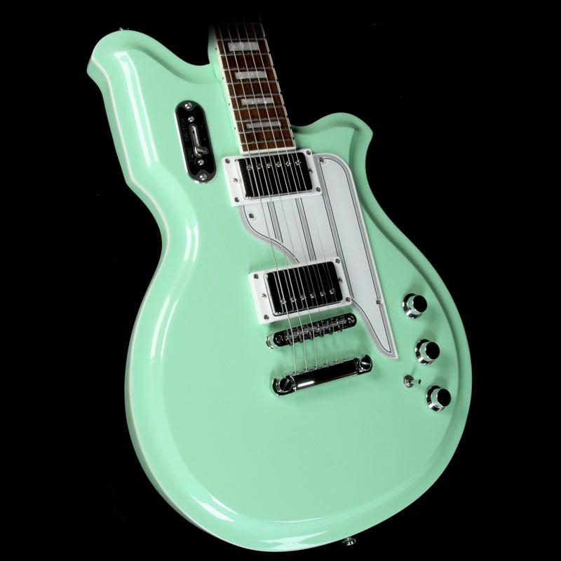Eastwood Airline Map Colin Newman Signature Electric Guitar - Seafoam Green