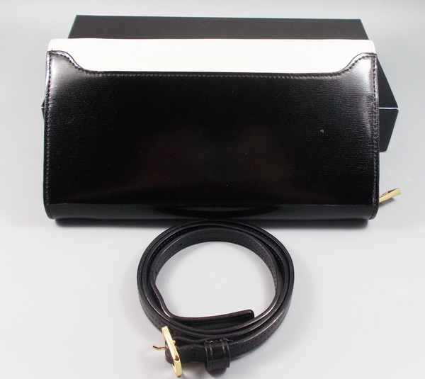 กระเป๋าสตางค์ JEAN-LOUIS SCHERRER ดำ-ครีม ใหม่ แท้