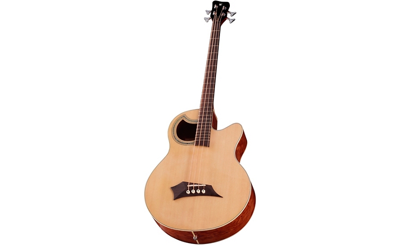 Warwick Alien Standard 4-String Acoustic-Electric Bass - Natural Hi Polish