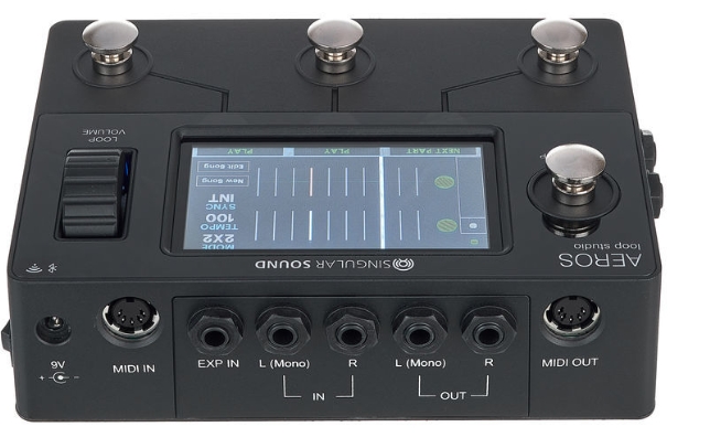 Singular Sound Aeros Loop Studio Stereo Looper Pedal