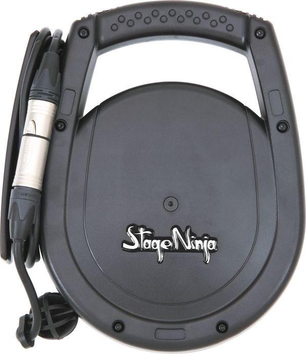 Stage Ninja Retractable XLR Male 26' Cable System for Powered Speakers
