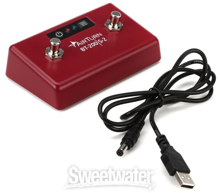 AirTurn BT200S-2 Controller Bluetooth Foot Controller w/ 2 Switches