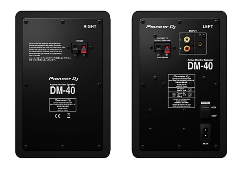 Pioneer DM-40 4-inch Desktop Monitor Speakers (Pair)