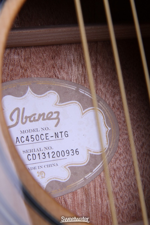 Ibanez AC450CE Natural
