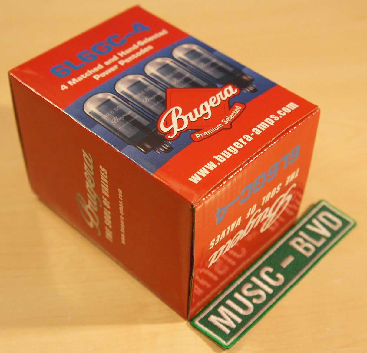 Bugera 6L6GC Matched Power Pentode Amplifier Tubes - set of 4