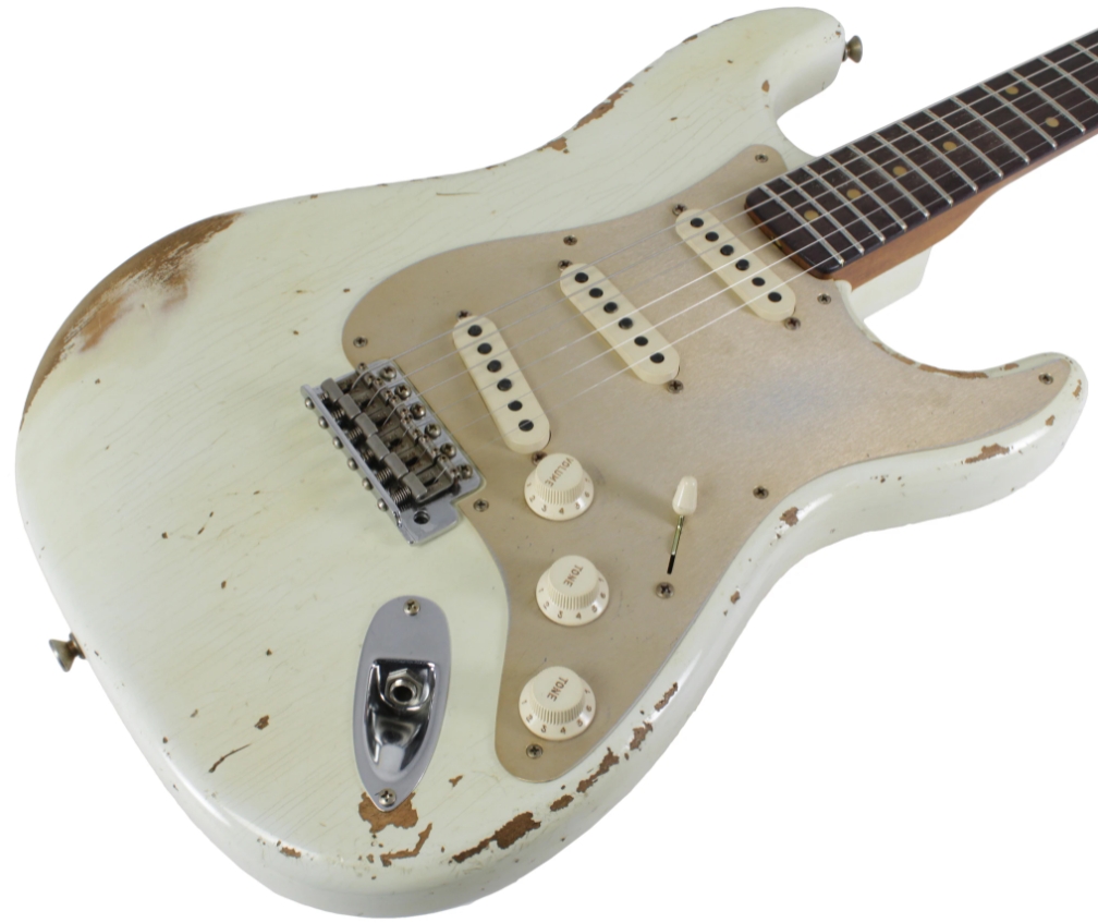 Fender Custom Shop 1959 Stratocaster, Heavy Relic, Aged Olympic White