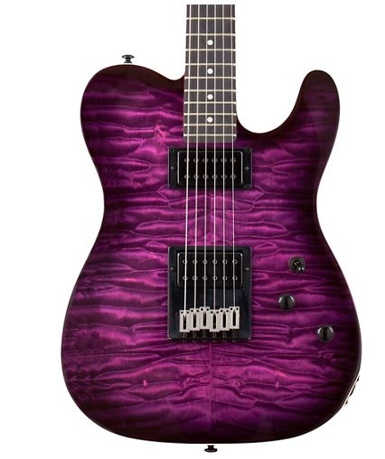 Schecter Guitar Research PT Pro Trans Purple Burst Transparent Purple Burst