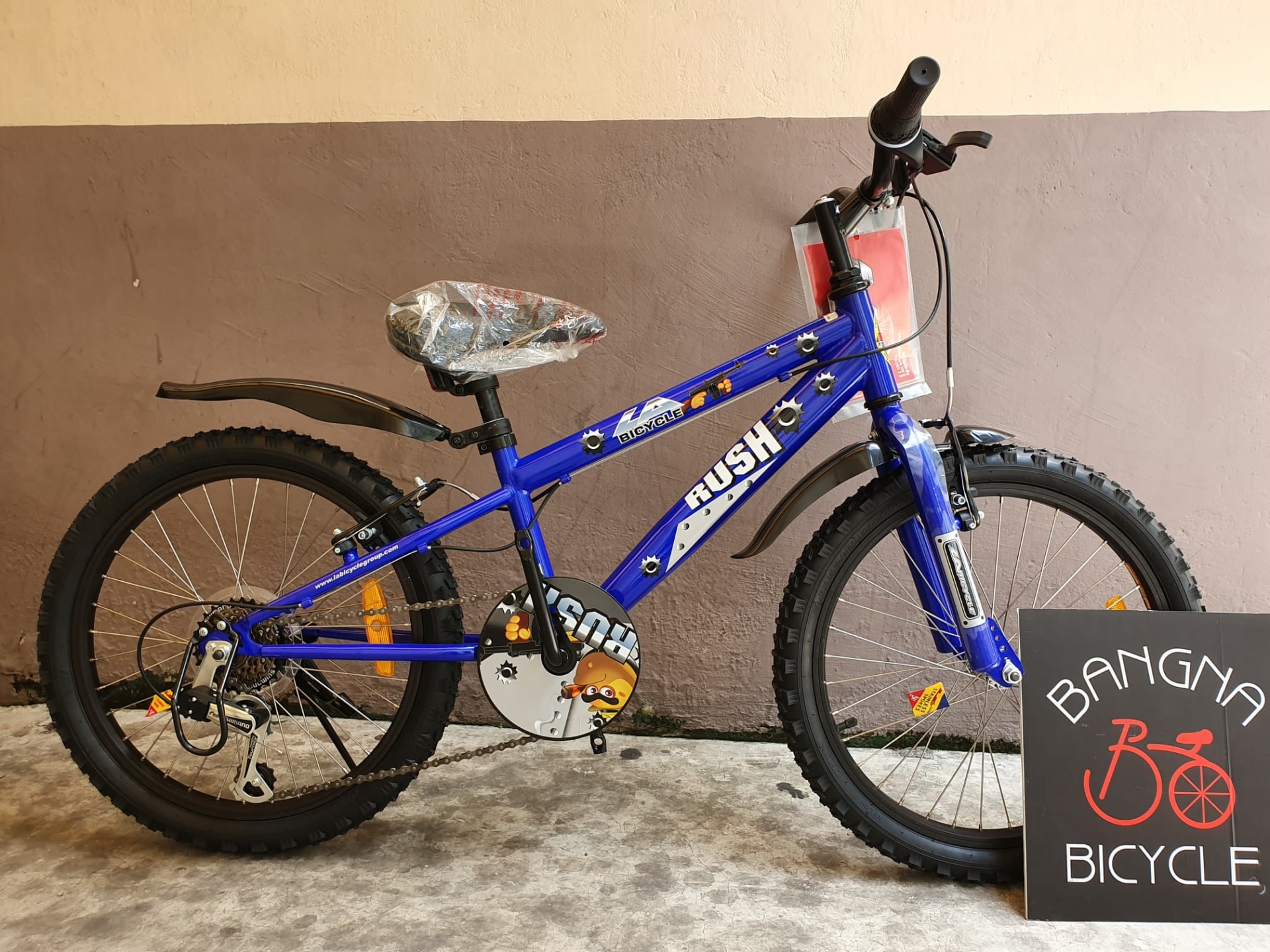 รถจักรยานเด็ก LA Rush 20 มีเกียร์ 6 สปีด [สีใหม่ ลายใหม่]