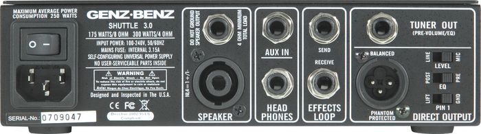 Genz Benz Shuttle 3.0 300 Watt Lightweight Bass Amp