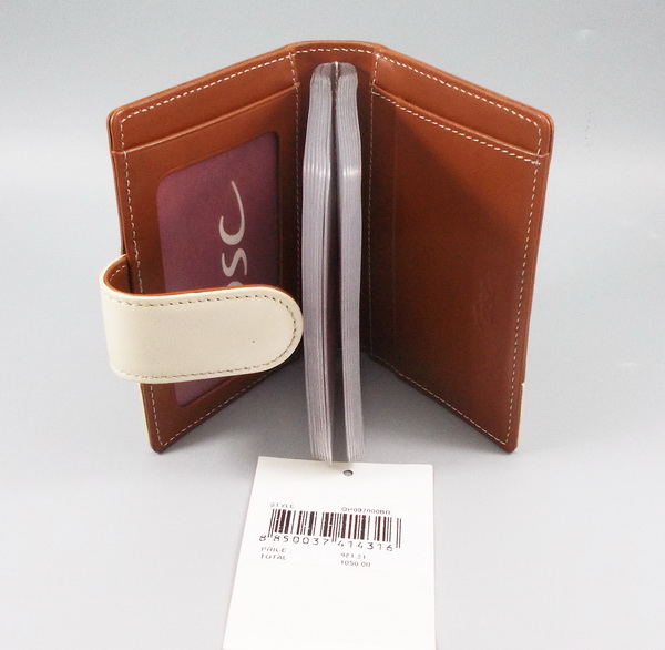 กระเป๋าใส่นามบัตร bsc น้ำตาล ใหม่ แท้