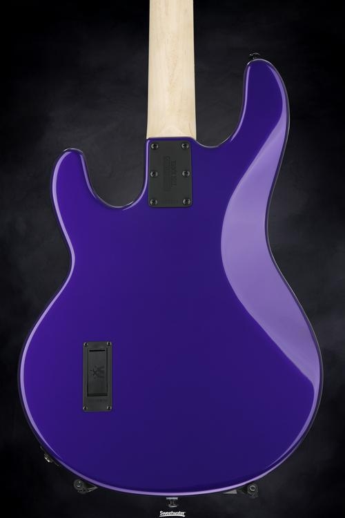 Ernie Ball Music Man StingRay 4 H 3-EQ - Firemist Purple with Matching Headstock, Rosewood Fingerboard