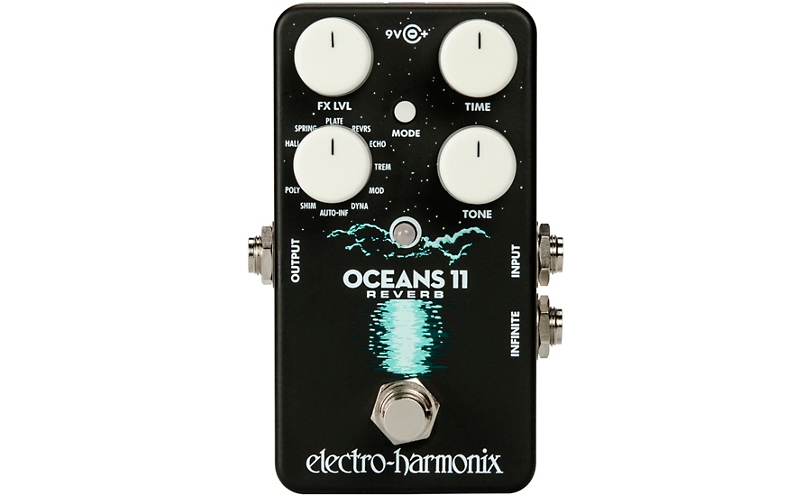 Electro-Harmonix Oceans 11 Multifunction Digital Reverb Effects Pedal