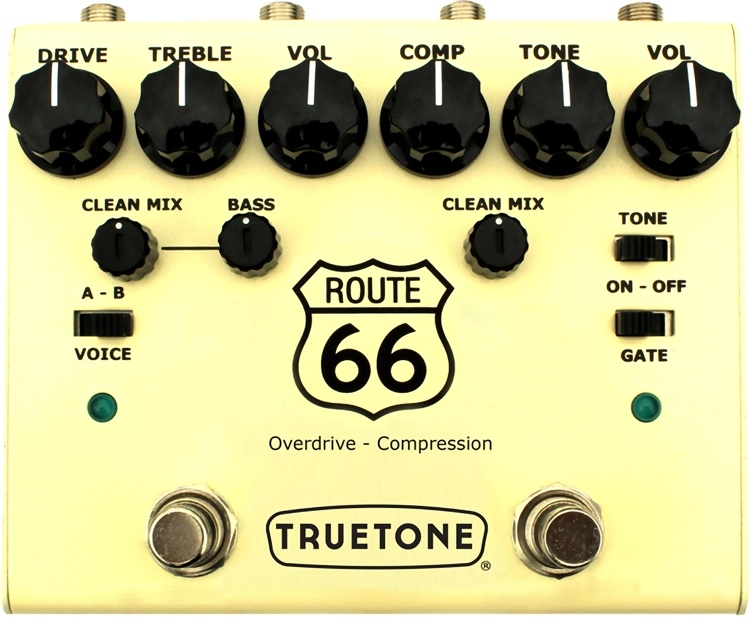 Truetone Route 66 V3 Series Overdrive / Compression Pedal