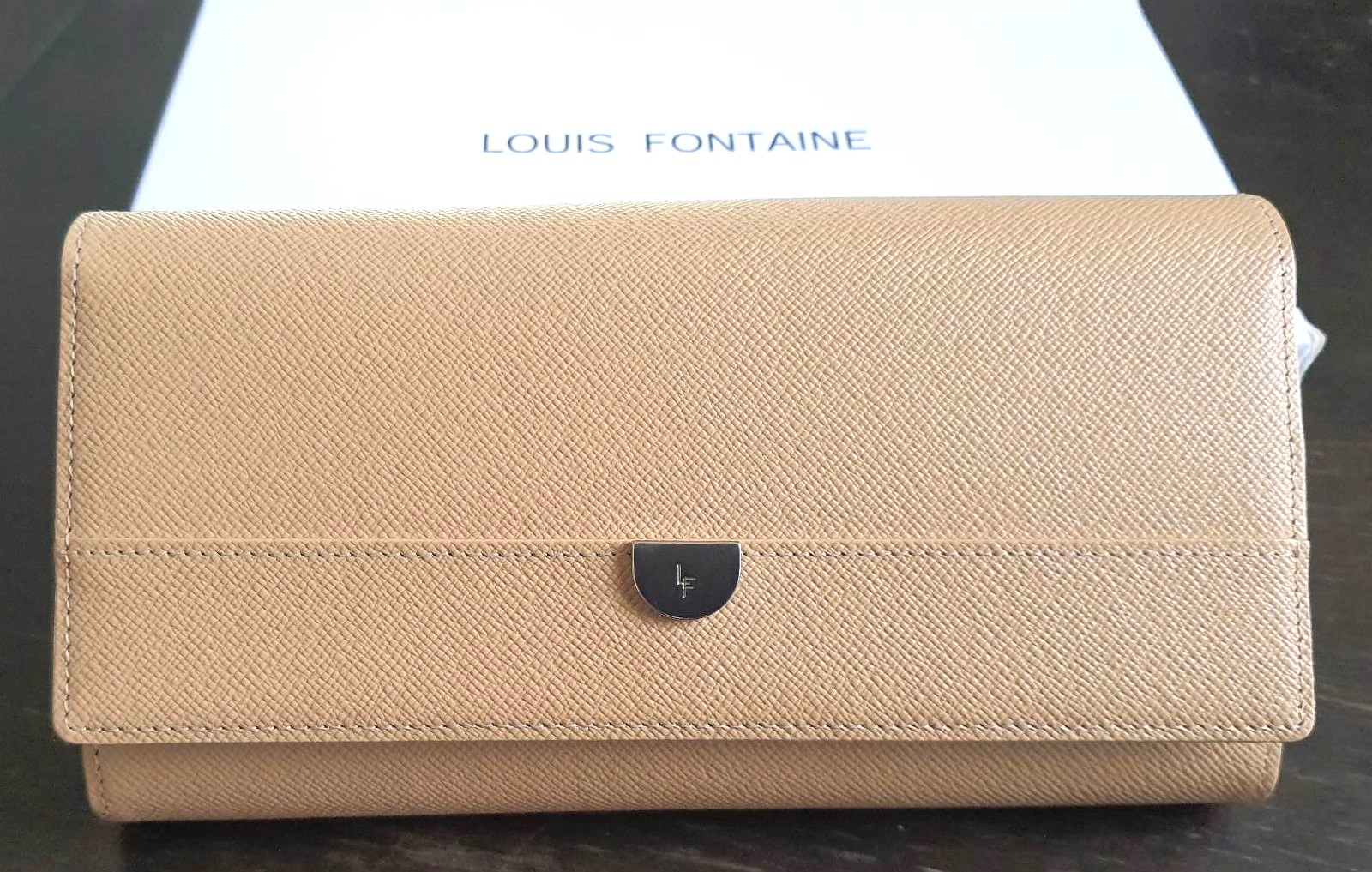 กระเป๋าสตางค์ LOUIS FONTAINE เบจ ใหม่ แท้