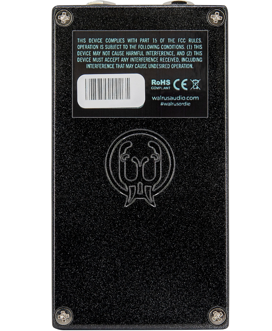 Walrus Audio Fathom Multi-Function Reverb Luna Series 2021 Effects Pedal Metallic Black