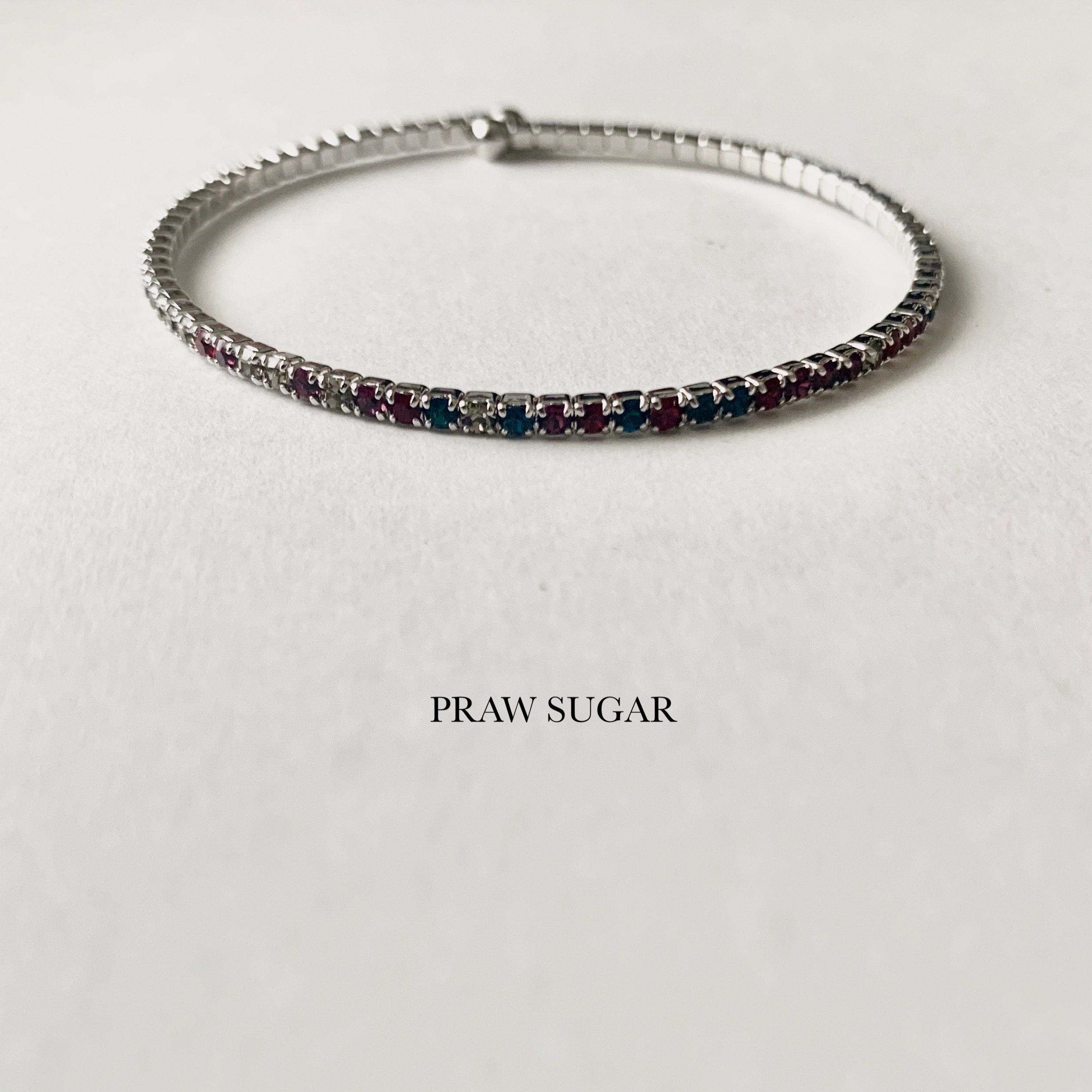 Multi-color Crystal Classic Bracelet - กำไลคริสตัลหลากสีสไตล์คลาสสิค (มี 3 สี)