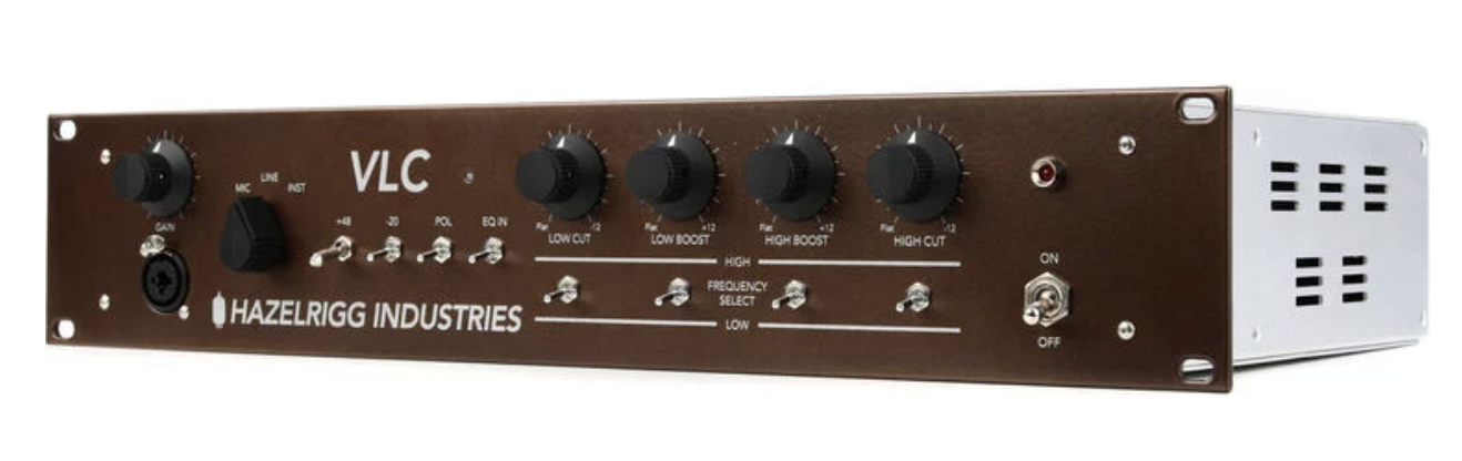 Hazelrigg Industries VLC Vacuum Tube Microphone Preamplifier/Direct Injection/Equalizer