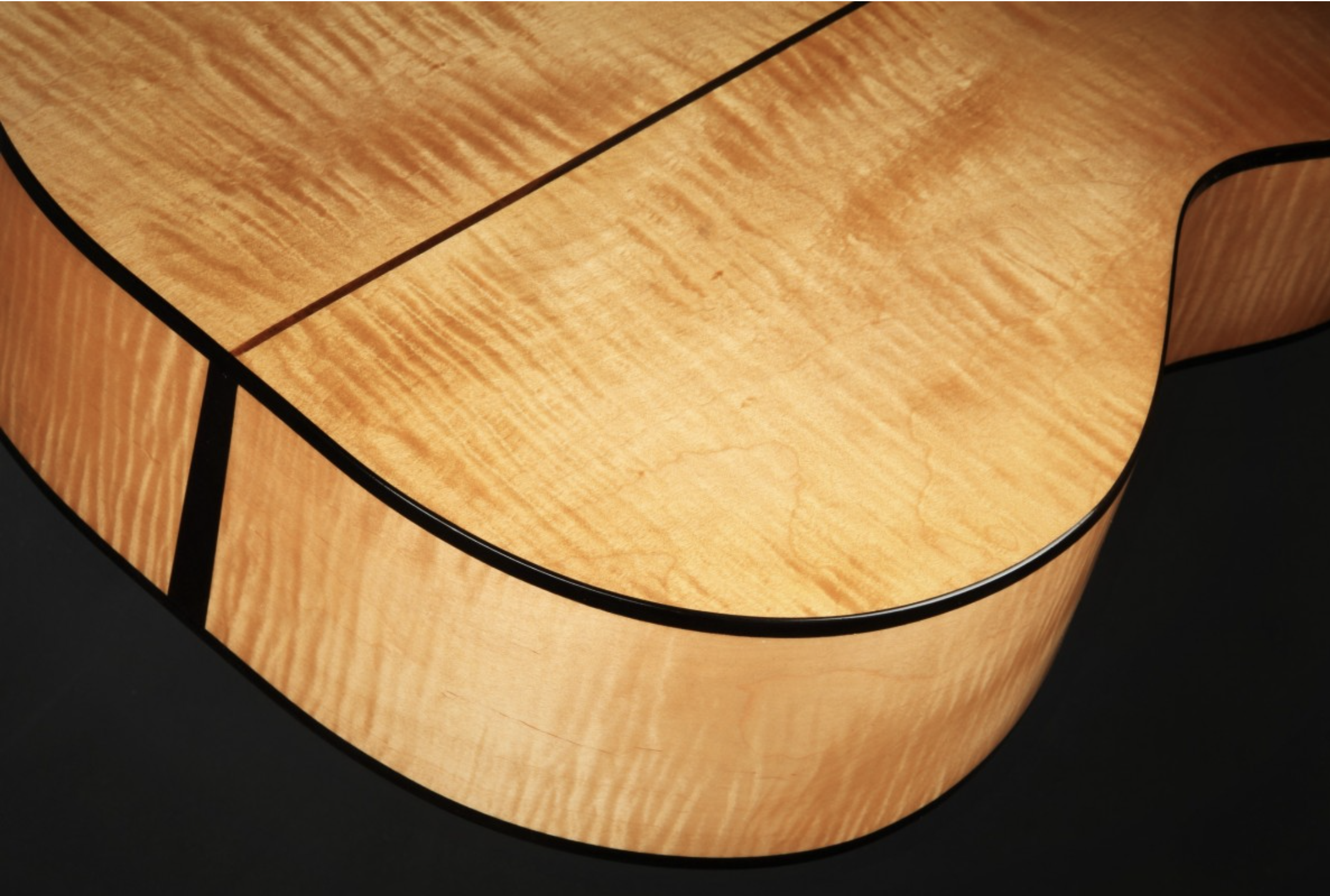 Jeff Jewitt OM-MPL Deep Body - Flame Maple/Engelmann