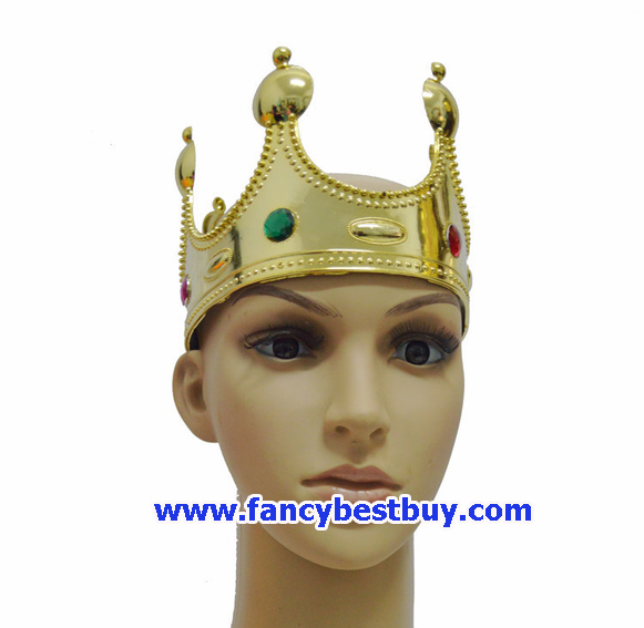 มงกุฎทองสำหรับชุดเจ้าชาย ชุดกษัตริย์ ชุดพระราชา สำหรับชุดแฟนซีเด็ก