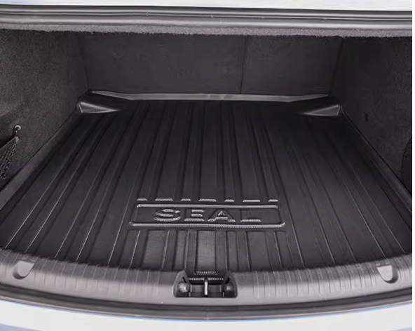 BYD Seal ราคาถูก ถาดท้ายรถ ยกขอบ ตรงรุ่น ถาดวางท้ายรถ ถาดรองท้ายรถยกขอบ ถาดท้าย ถาดวางสัมภาระ