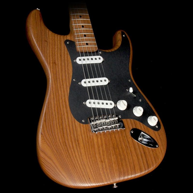 Fender FSR Limited Edition Roasted Ash 56 Stratocaster Electric Guitar - Natural