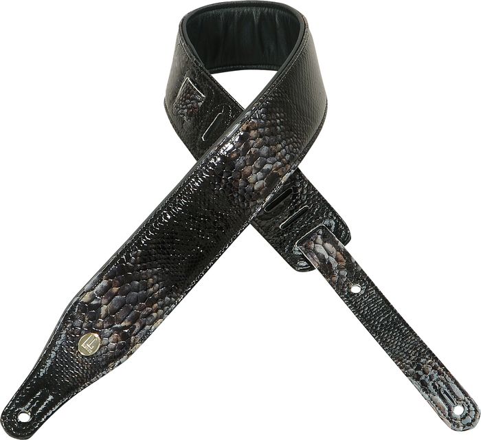 Levy's 2 1/2" Electric Snake Embossed Leather Strap