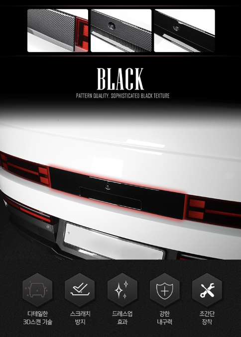 แต่งมือจับท้ายรถ Hyundai SANTA FE Hybrid ฮุนได ซานตา เฟ่