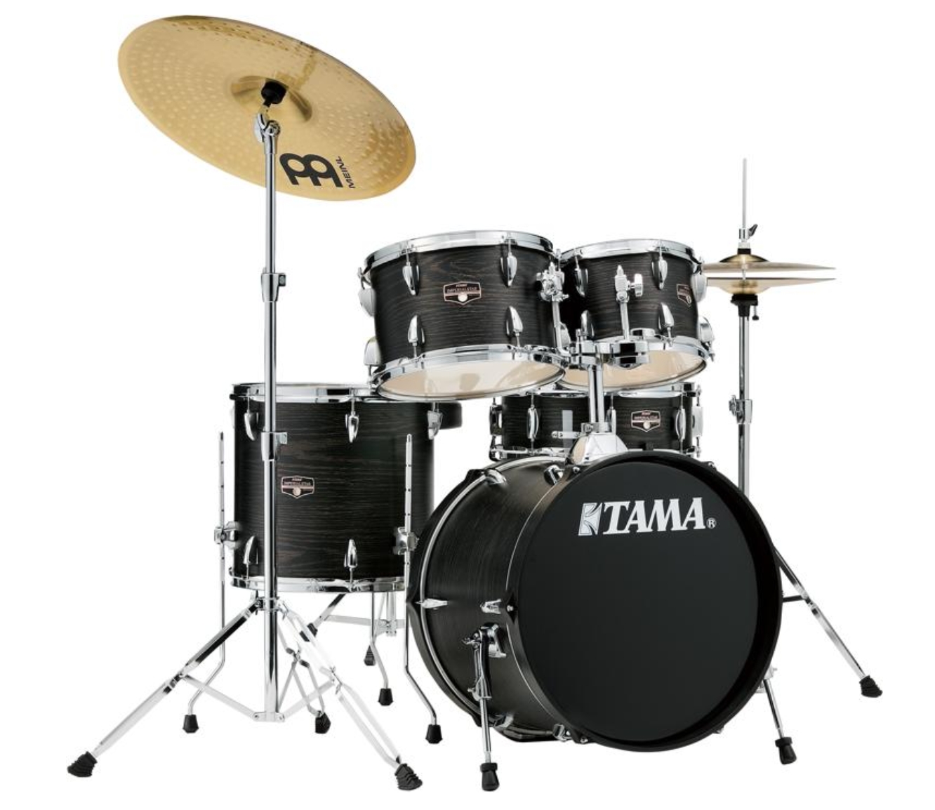 Tama Imperialstar IE58C 5-piece Complete Drum Set with Snare Drum and Meinl Cymbals