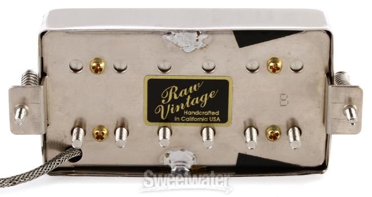 Xotic Raw Vintage PAF Humbucker Pickup - F-spaced Nickel - Reverse Polarity