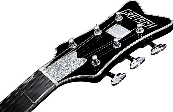 Gretsch Guitars G6136TSL Silver Falcon Electric Guitar with Bigsby -- Black Finish