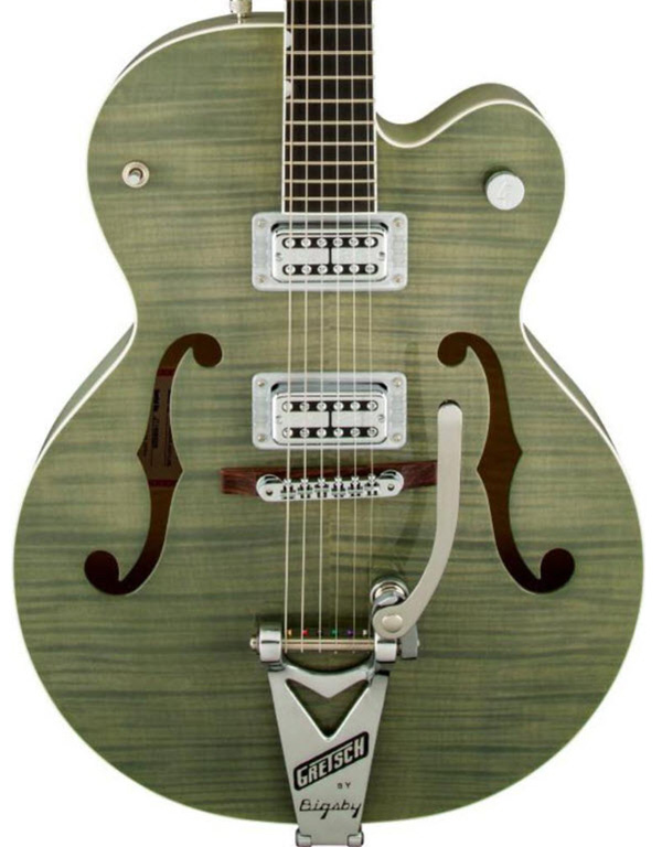 Gretsch Guitars G6120SH Brian Setzer Hot Rod Flame Maple Body Semi-Hollow Electric Guitar