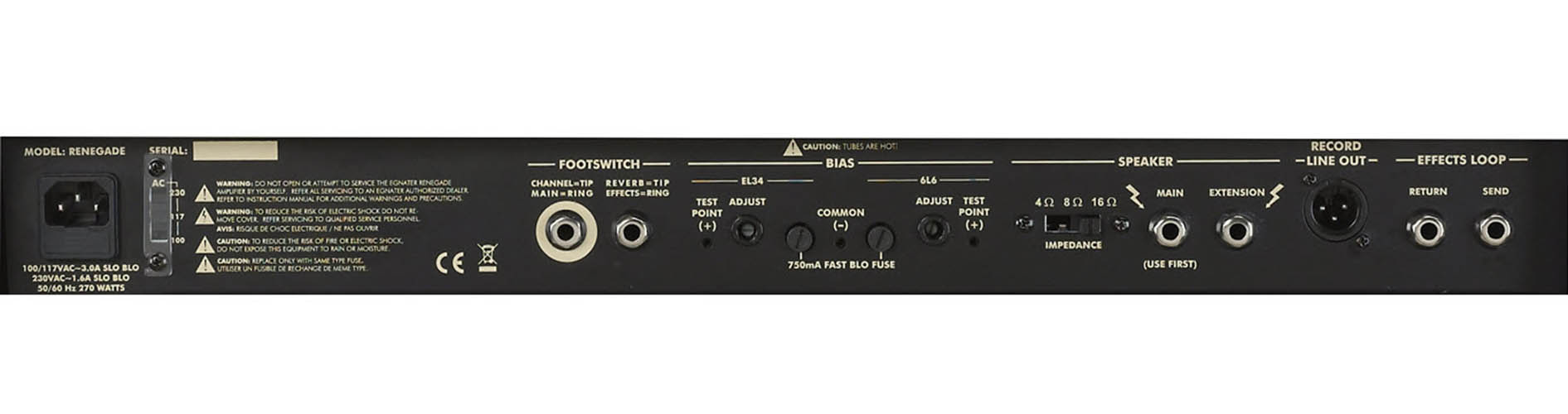 Egnater Renegade 112 65W 1x12 Tube Guitar Combo Amp Black/Biege