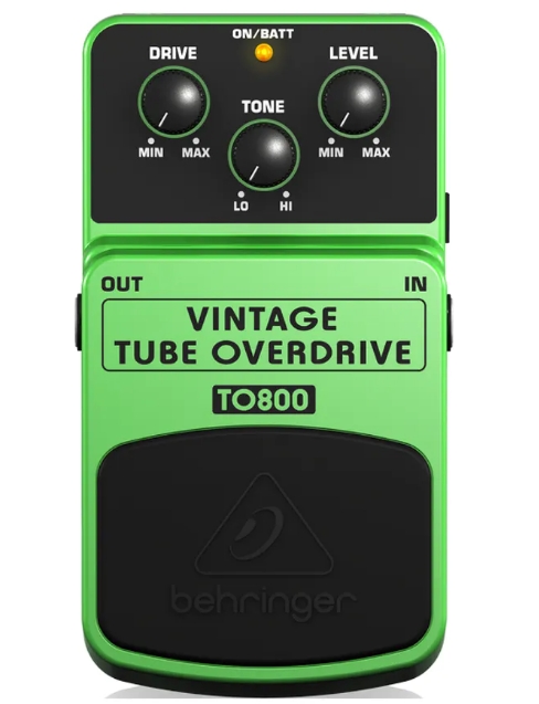 Behringer TO800 Vintage Tube Overdrive Pedal