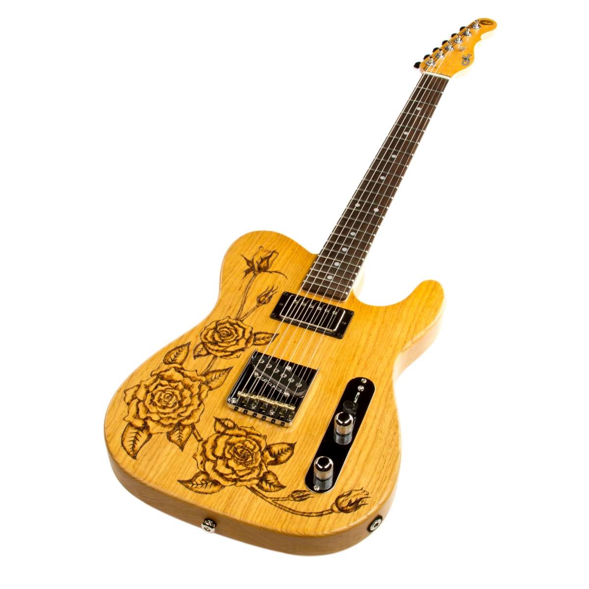 G&L USA ASAT Classic Bluesboy The Roses Limited Run, Custom Artwork