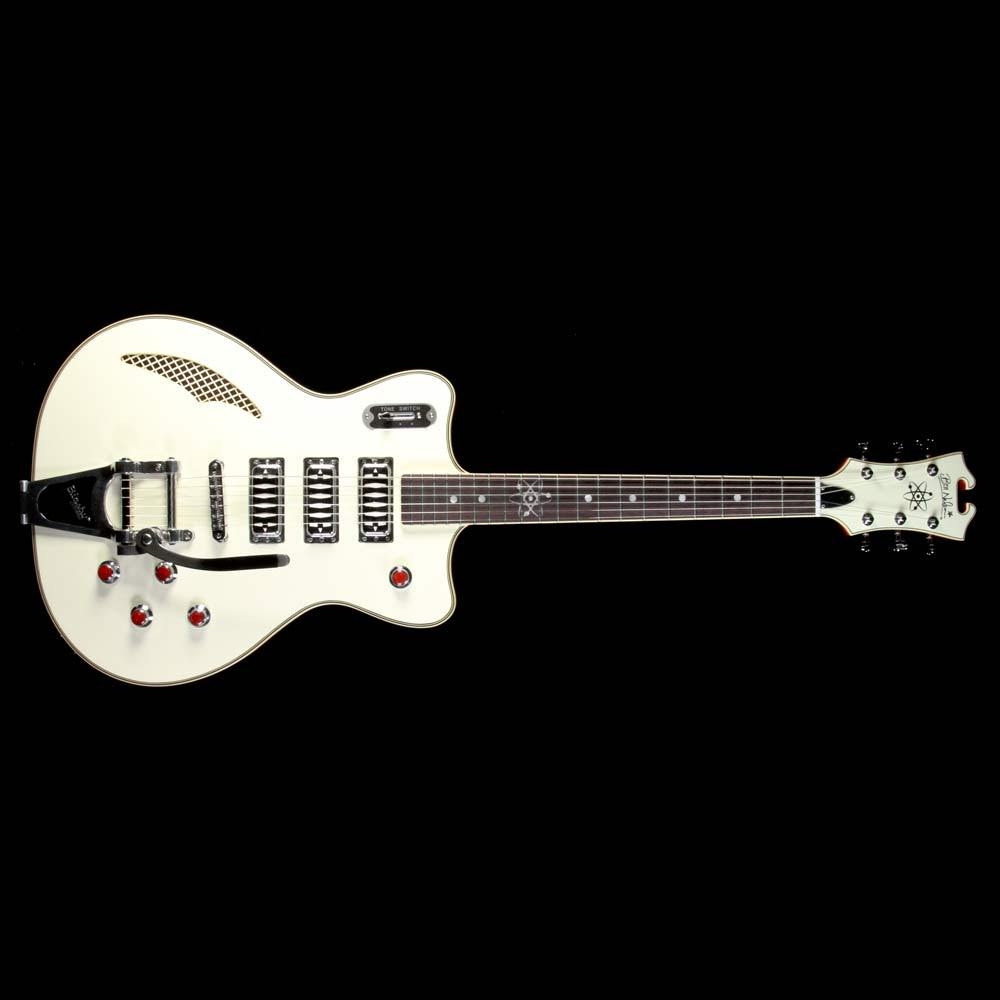 Eastwood Bill Nelson Astrolux Cadet DLX-B - Vintage Cream and Ruby Red